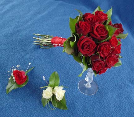 Bridal Flower Bouquet - Roses